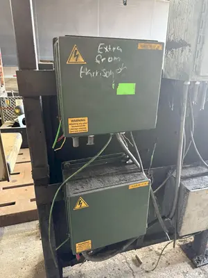 CONTROLLED AUTOMATION ELECTRICAL CONTROL PANEL, FROM MODEL #BFC-530 BEAM PUNCH LINE: STOCK #24124
