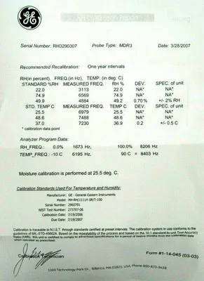 NEW GENERAL ELECTRIC MDR3 PROBE DY-MDR3-6A22R