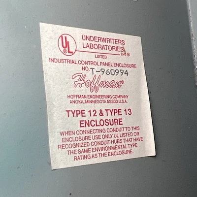 Used Hoffman T-960994 Electrical Boxes California US | Davliegogo LLC #1706187