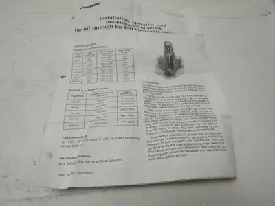 Yarway Hp-60/Hp-150 Bimetallic Steam Trap Rebuild kit
