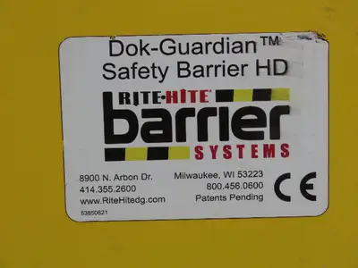 Rite Hite Dok Guardian Retractable Dock Safety Barrier Stops 30000lbs