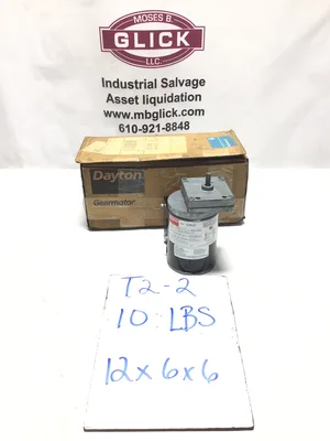 Dayton 1LPV1 AC Gearmotor 18:1 Ratio 1 PH