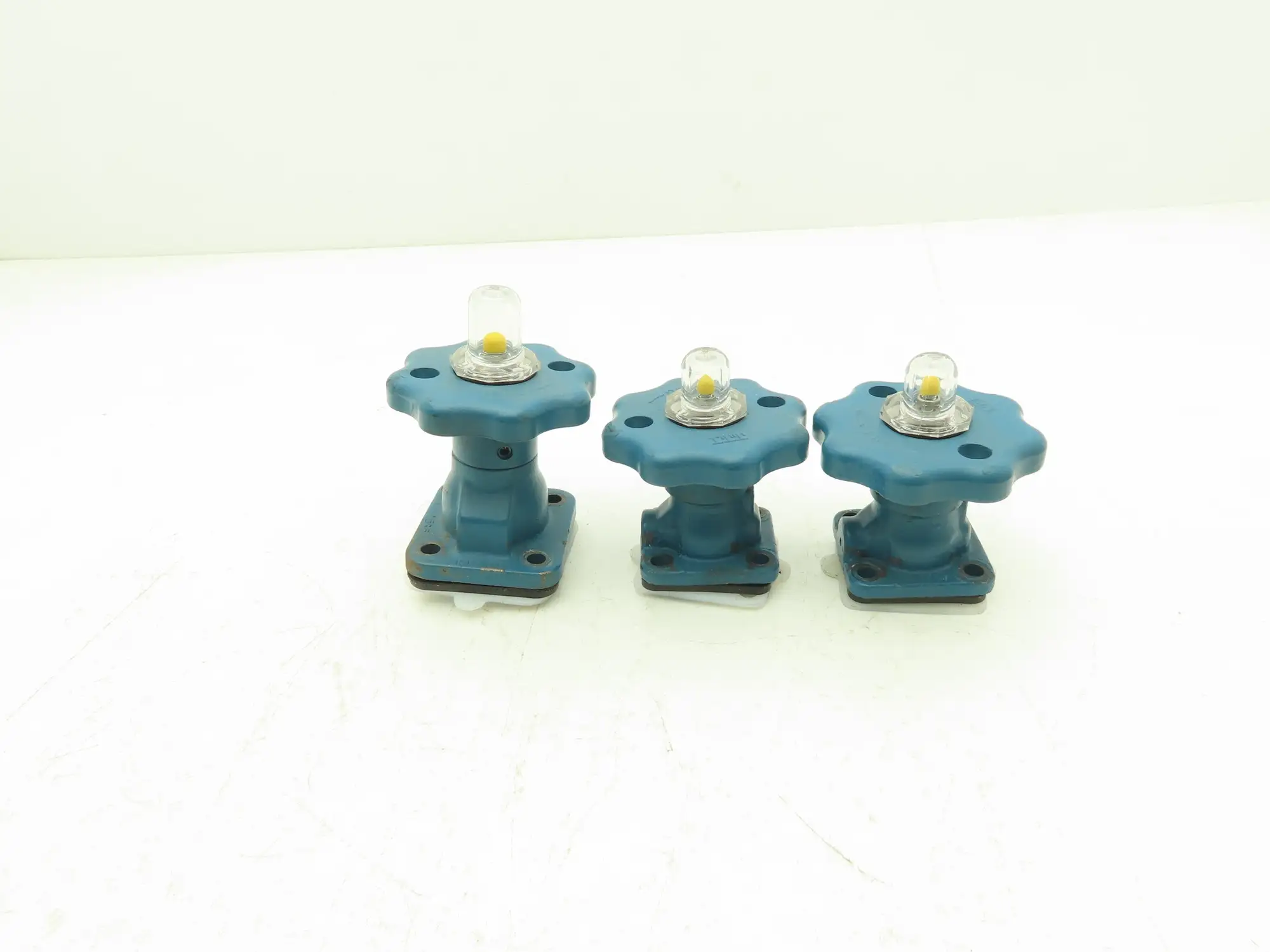 ITT Dia-Flo 1/2" 3/4" Valve Operator Bonnet Handwheel w/Diaphragm  Lot of 3