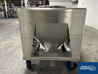 USED TOTE Systems 48" x 42" x 10"  Tote Systems Stainless Steel Transfer Bins