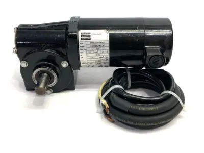 USED BODINE ELECTRIC RIGHT ANGLE GEARMOTOR 60:1 42RPM 130V 1/17HP 24A4BEPM-3F