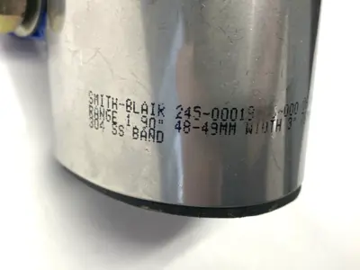 Used Smith-Blair Stainless Steel Repair Clamp 1-1/2" Pipe 3" Width Plumbing Equipment Michigan US | Maverick Industrial Sales #1395746