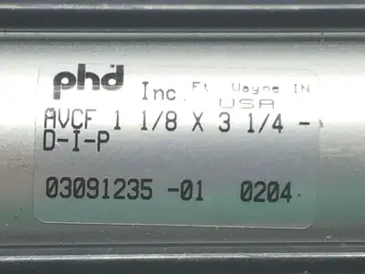 AVCF 1 1/8 x 3 1/4-D-I-P | PHD Inc.  Pneumatic Cylinder 150Psi - Used