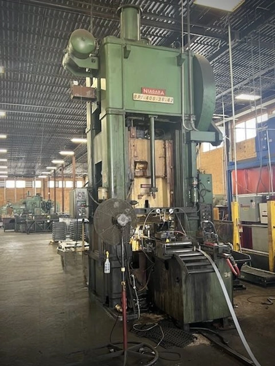 Used 1981 NIAGARA NIAGARA BP1-400-36-42 PRESS Straight Side Presses | Alma Machinery #898827