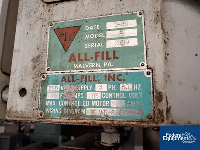 USED All-Fill ALL FILL AUGER FILLER MODEL B