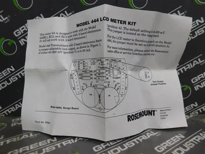 USED ROSEMOUNT ANALYTICAL 444
