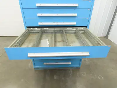 Nu-Era Modular Tool Storage Cabinet 8 Drawer 45x28x61" Stanley Vidmar Lista