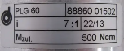 NEW DUNKERMOTOREN BG75X25P1 GEAR MOTOR 7:1 0-901-15-556-4