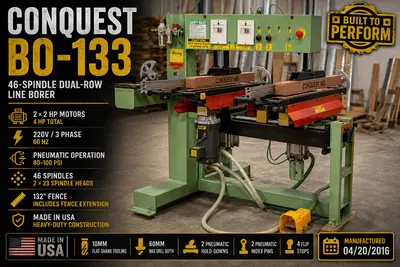 2016 CONQUEST BO-133 Boring System | Pro Tech Machinery (2)