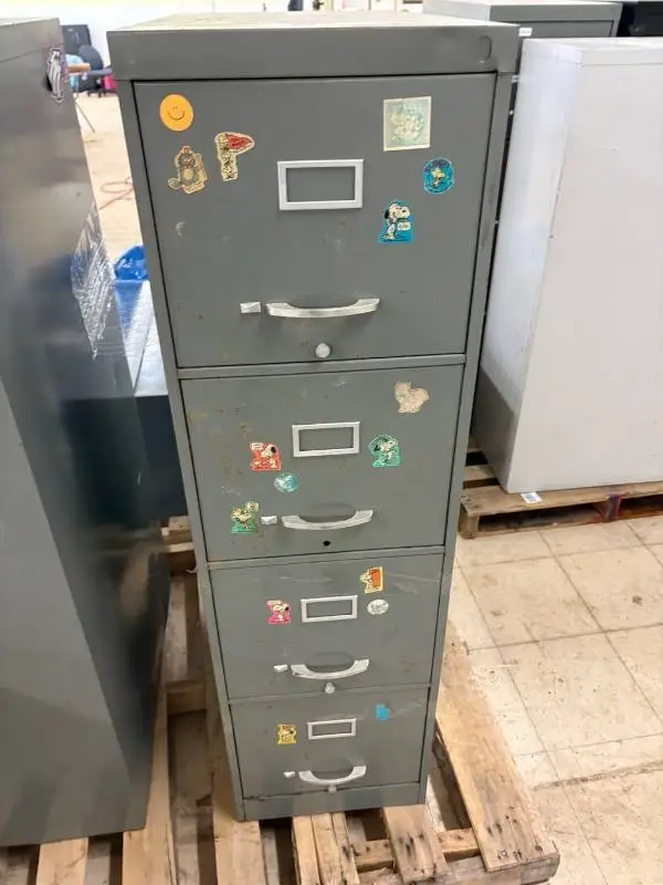 4 drawer metal filing cabinet