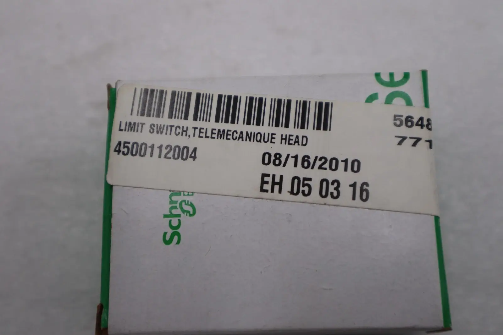 NEW OPEN BOX TELEMECANIQUE SCHNEIDER ZCKG00 LIMIT SWITCH STOCK G894A
