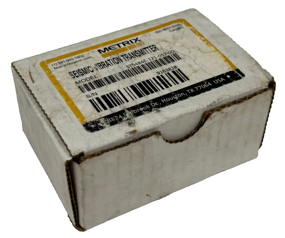 NEW METRIX ST5484E-121-012-00 SEISMIC VIBRATION TRANSMITTER