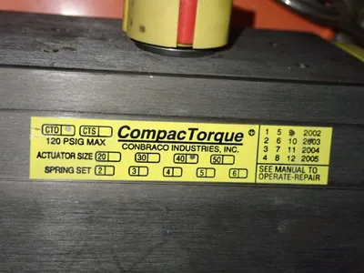 Compactorque Actuator Valves