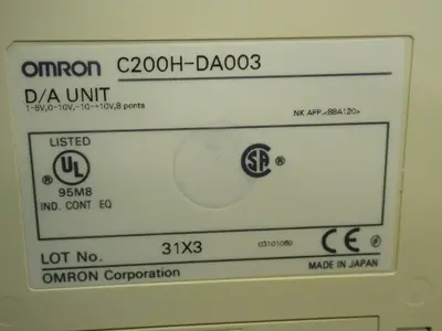 Used OMRON C200HDA003 PLC Processors | HGR 24 #752927