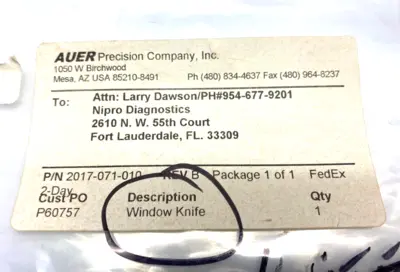 New | in-Stock Xigent Automation Rev B Manufacturing Machine Window Knife Blades Michigan US | Maverick Industrial Sales #1397076