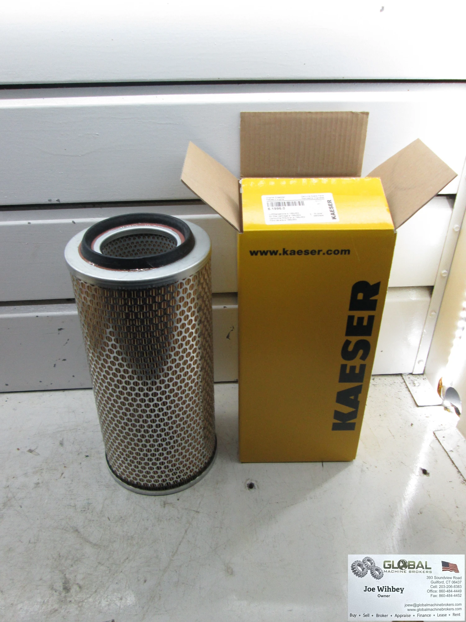 KAESER 6.1996.0 Air Filter Cartridge 166x353 NEW Genuine OEM