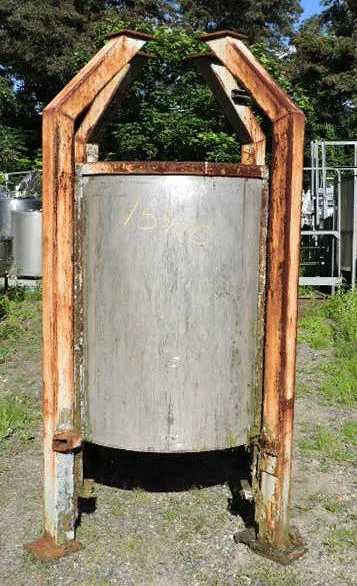 Used 350 GALLON MIXING TANK 350 GALLON Stainless Steel Tanks New Jersey US | Champion Trading Corporation #424603