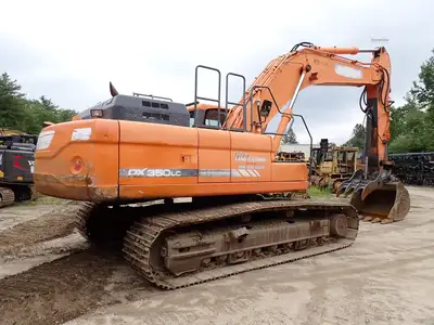Used 2013 DOOSAN DX350 LC-3 Crawler Excavators Massachusetts US | Brookside Equipment Sales #1422139