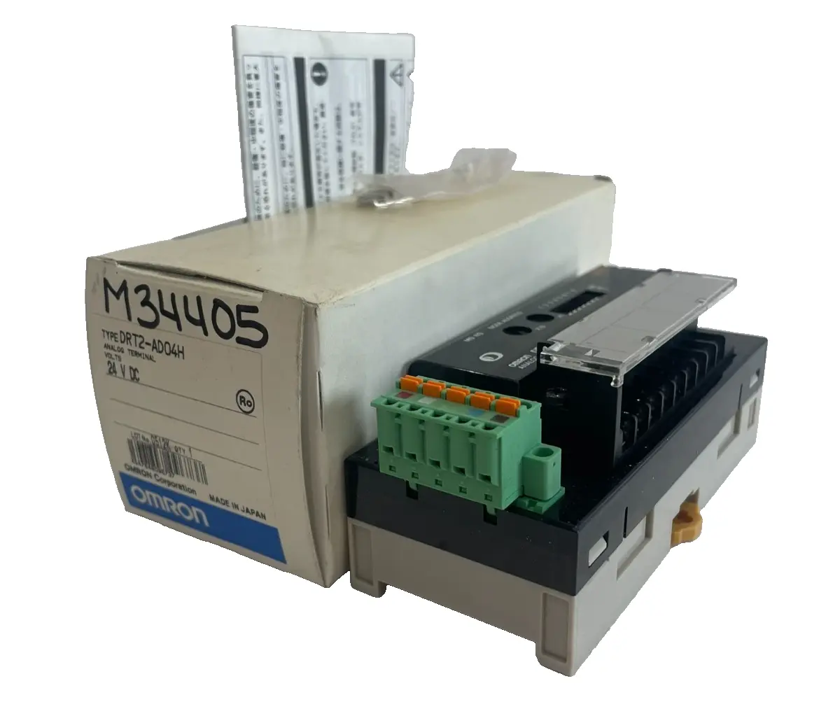 NEW OMRON DRT2-AD04H ANALOG TERMINAL 24V DC DRT2AD04H