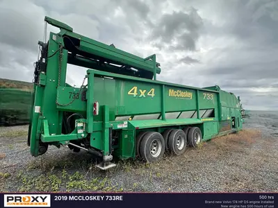 Used 2019 MCCLOSKEY 733RE Trommel Screener Pennsylvania US | Proxy Equipment #1385211