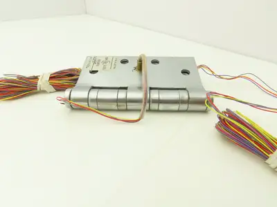 Hager 1168B 4-Wire Concealed Electric Steel Hinge 2EWL12 ETW-4