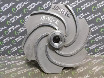 Unbranded 6 Vane Impeller 14.625 in OD 4.5 in W Used