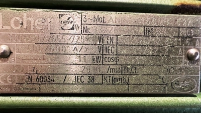 Westfalia CA 220-010 decanter centrifuge, 316SS.