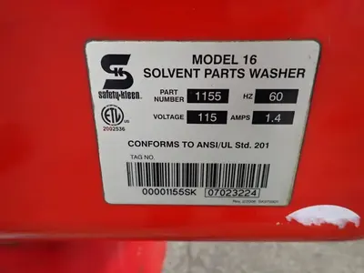 USED SAFETY KLEEN 16