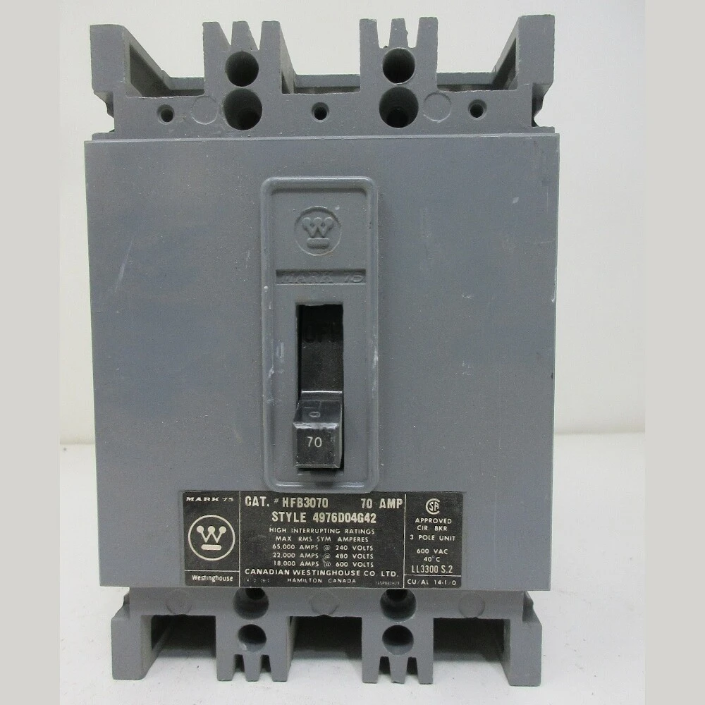 Westinghouse HFB 70 Amp Breaker