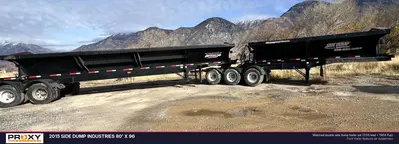 Used 2015 SIDE DUMP INDUSTRIES 80' X 96 Dump Trailers Utah US | Proxy Equipment #1381605