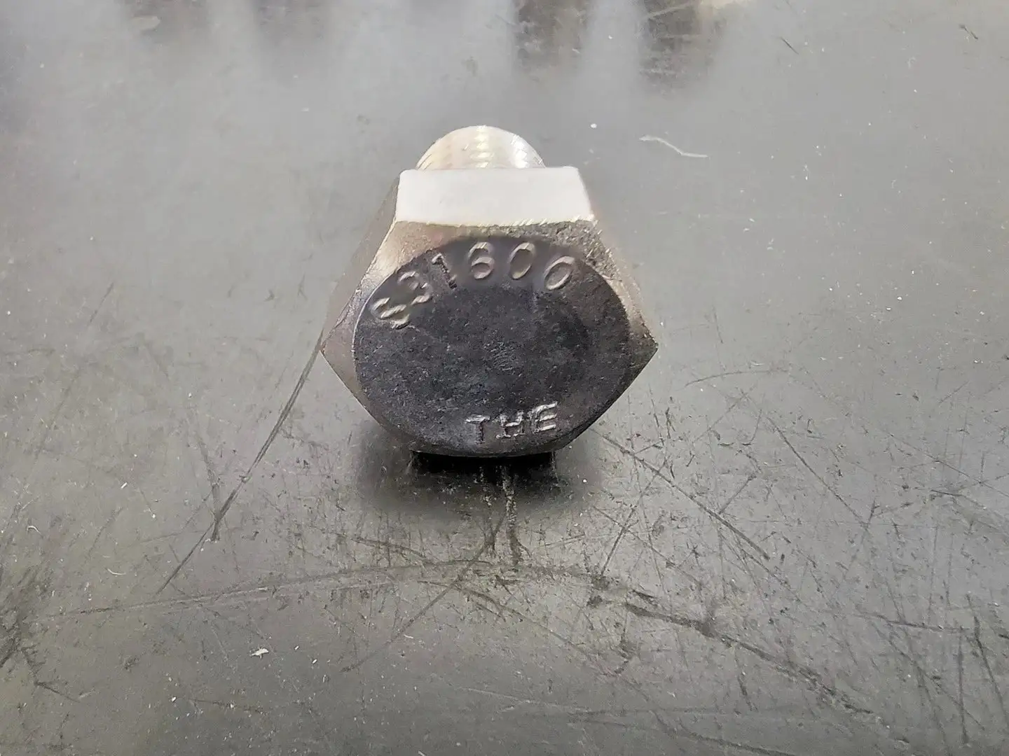 THE 3/4" x 1" S31600 Stainless Steel Hex Bolt (Pack of 10)