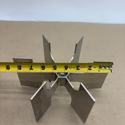 Aokl Agitator Stainless Steel 8 1/4” Wide 4 3/8”tall 1” Bore Fast  Shipping.