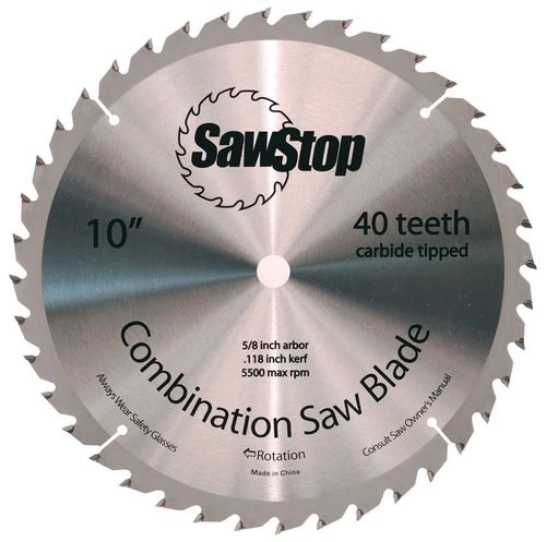 40 Tooth Combination Table Saw Blade