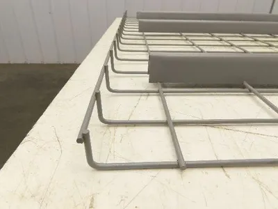 New Pallet Rack Wire Deck 42x46" Waterfall 3 Step Channel Racking 2500lb Mesh