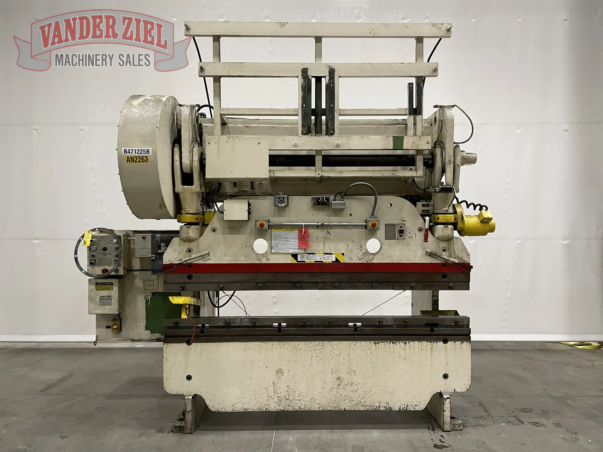 Cincinnati 8’ x 135 Ton Mechanical Press Brake, Series 5 x 6