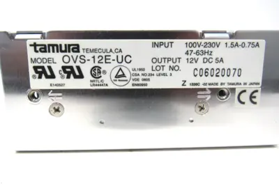 NEW TAMURA OVS-12E-UC POWER SUPPLY OVS12EUC
