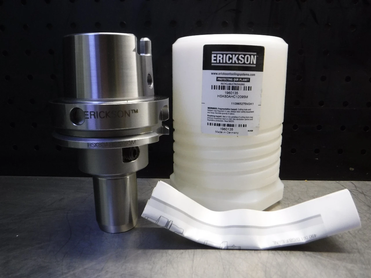 Erickson HSK80A 12mm Hydraulic Too Holder 95mm Pro HSK80AHC12095M (LOC1125B)