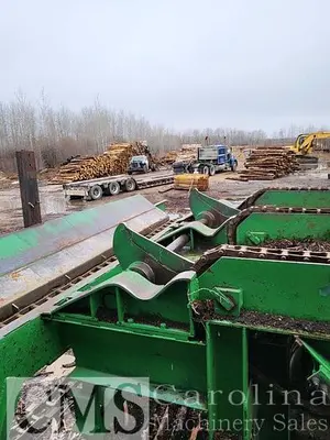 USED COMPLETE SCRAGG SAWMILL SCRAGG, CAMBIO DEBARKER, CHIPPER