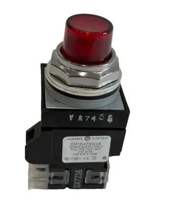 NEW GENERAL ELECTRIC CR104PBL11R1S8 PUSH BUTTON 24V CR104PXG48