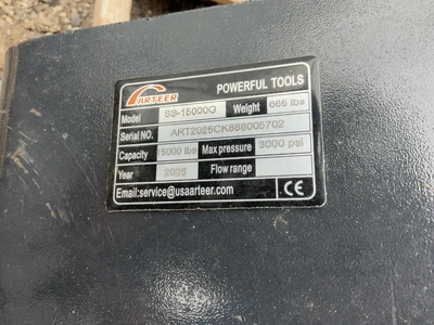 Used ARTEER SS-1500G HEAVY DUTY HYDRAULIC WINCH SKID STEER ATTACHMENT Winches Michigan US | Miedema Asset Management Group #1579257