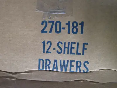 Edsal 270-181 Steel Industrial Shelf Drawers 5-9/16"Wx18"D Box of 12