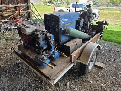 Service Trailer - Welder / Torch / Air Compressor