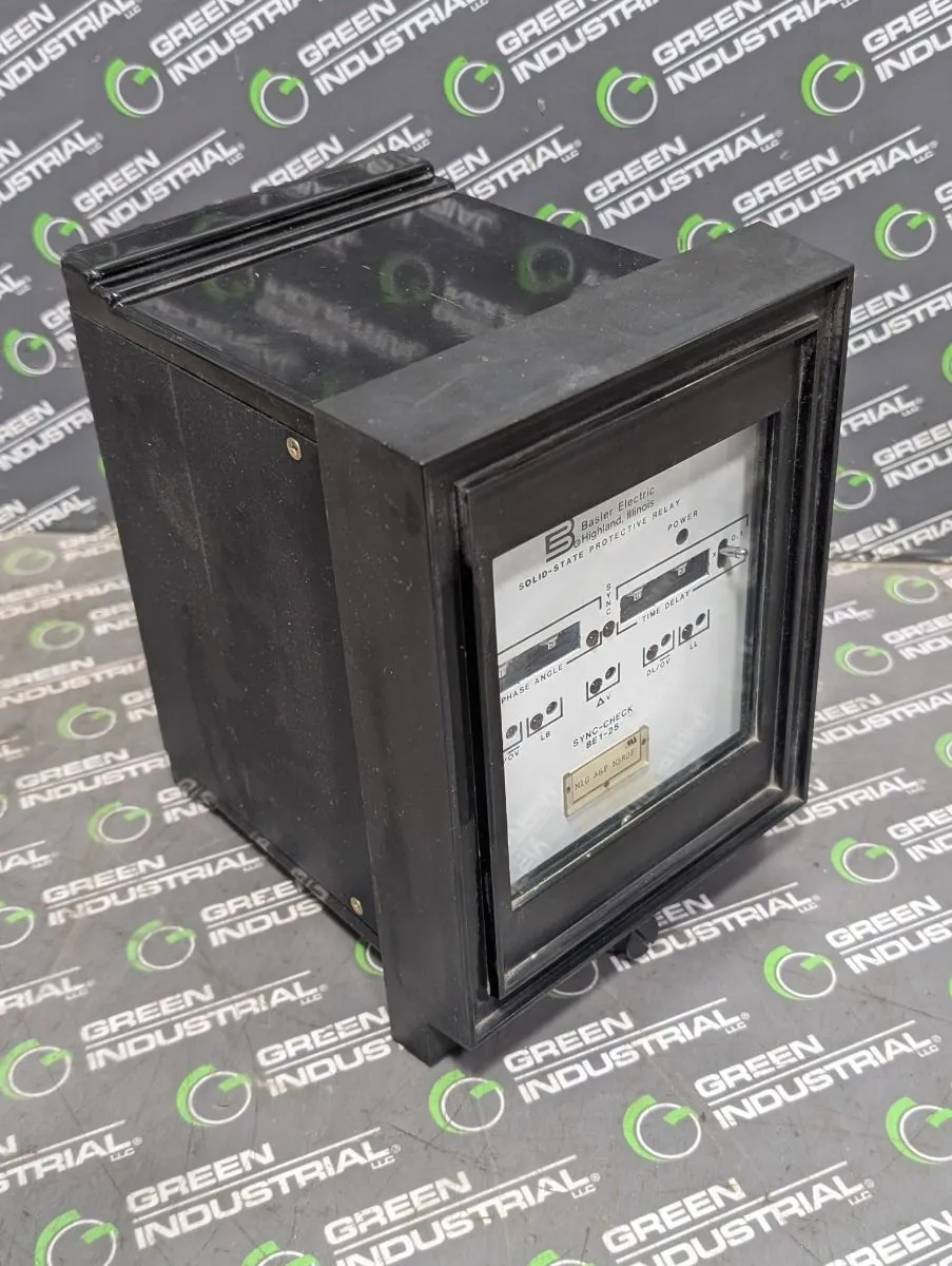 Basler Electric BE1-25 M1G A6P N5R0F Sync-Check Solid State Relay Used