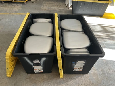 Used 44 PADDED SEAT CUSHIONS Party/Banquet Supplies Michigan US | Miedema Asset Management Group #1761437