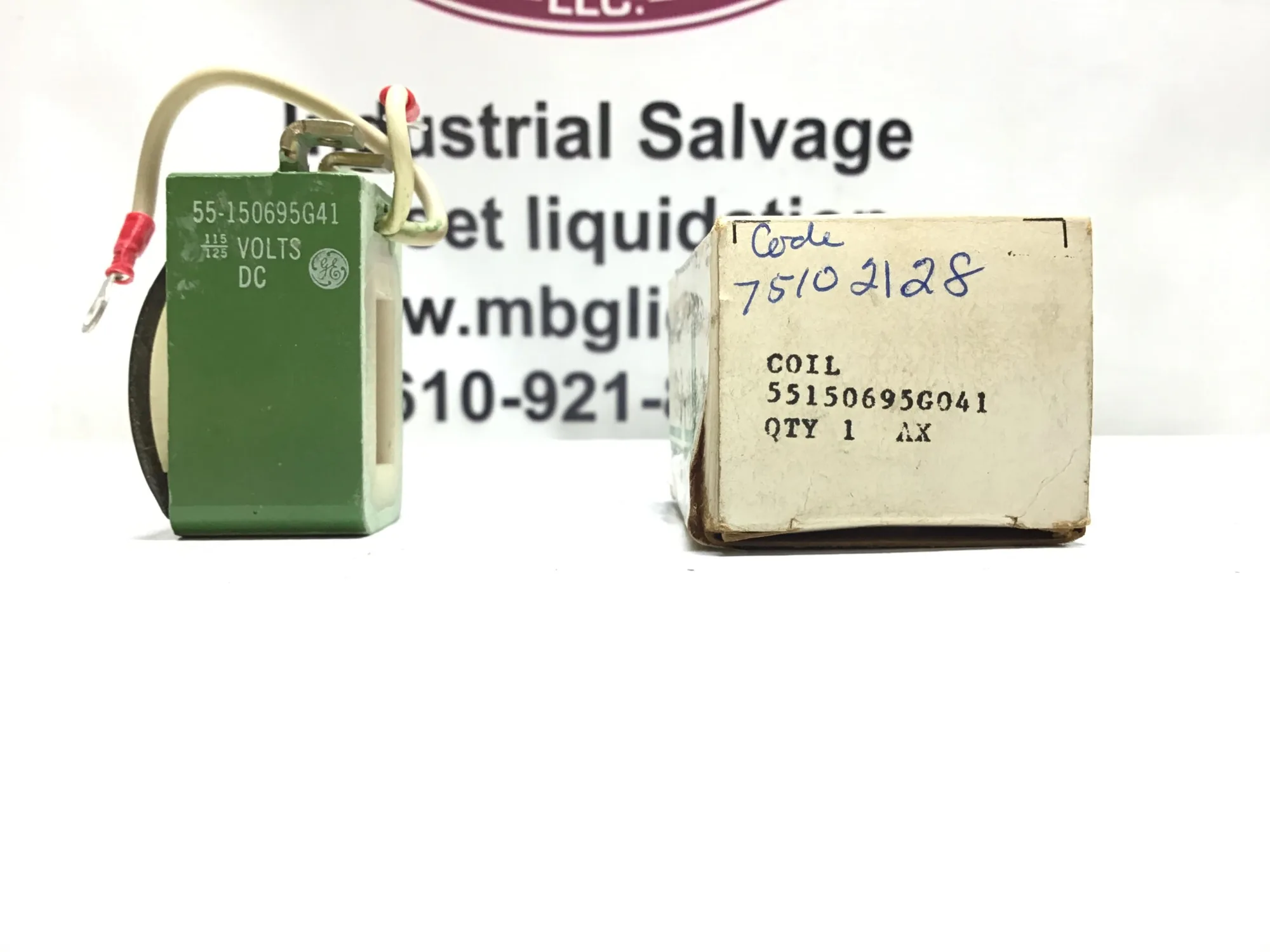 GE GENERAL ELECTRIC MAGNETIC STARTER COIL 551506956041 AX 125 Volts