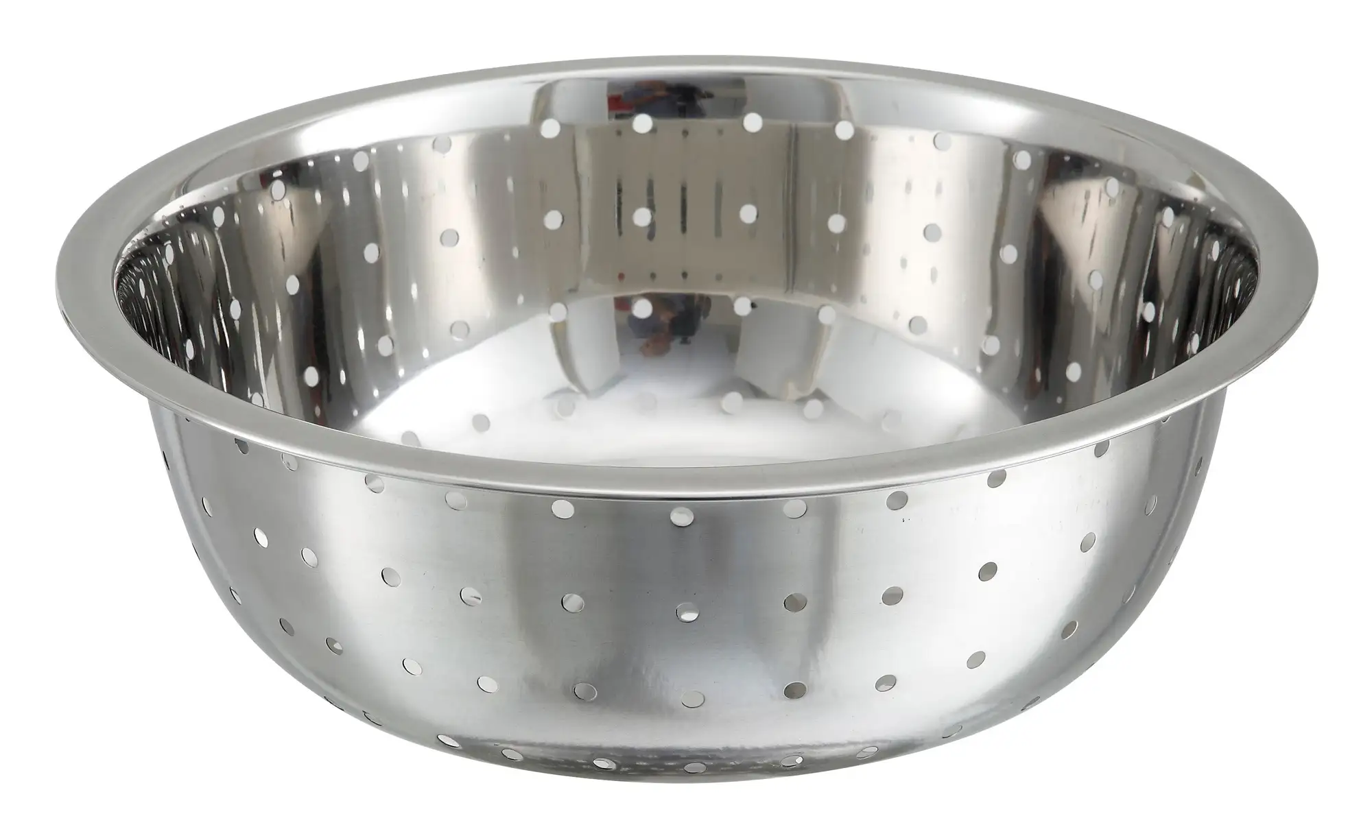 13" Colanders, Chinese Style, 5mm Holes, S/S (12 Each)